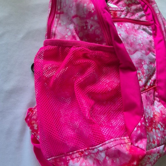 High Sierra Curve Everyday Backpack color Pink size One. - Picture 3 of 6